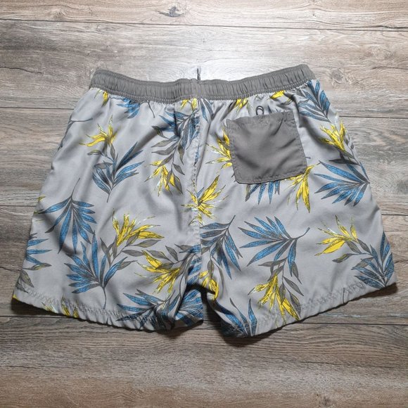 Burnside Mens XL Boardshorts Waist 32"-34" Elastic Vacation Swim Trunks Beach - Picture 6 of 7